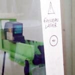Test de vitrage avec un appareil laser